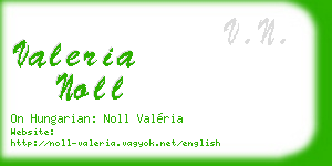 valeria noll business card